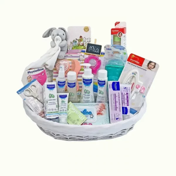 Cesta bebe Top esential niño (azul) y (rosa)