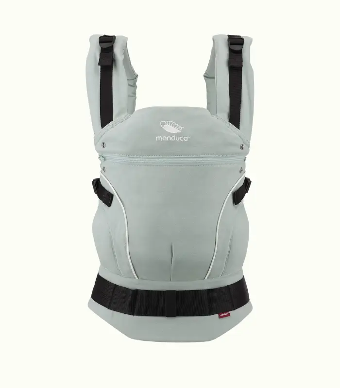 Mochila Portabebe Ergonomica, Algodón Orgánico, Extensión de Espalda Patentada, para Recién Nacidos y Bebés de 3,5 años