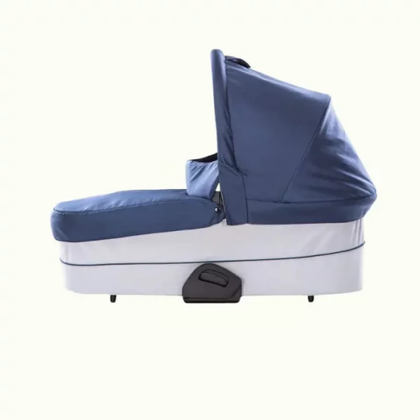 hauck Saturn, Mars capazo para cochecitos Saturn R y Mars, colchón extra suave, capota grande, plegado compacto, ligero - Azul