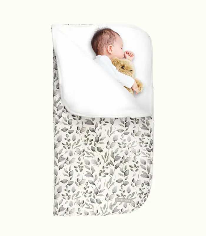 MIMUSELINA | Saco de Primavera para Bebé | Para Capazo, Cuna o Carro | Tacto Suave para Dormir Calentito | 93x45cm o Manta 93x93cm - Botanic