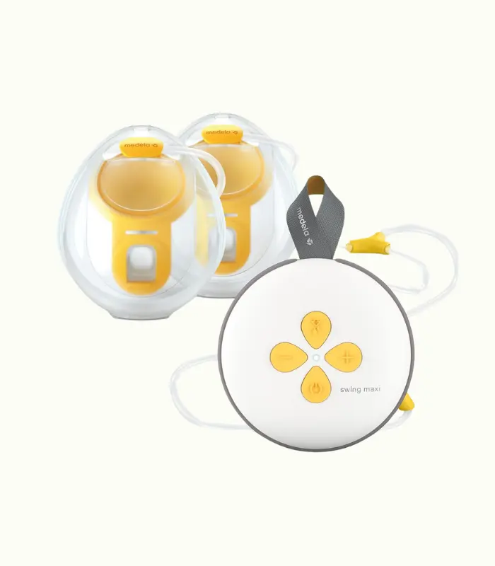 Medela Swing Maxi Hands-free extractor de leche eléctrico doble, uso intuitivo y sencillo, portátil, compatible con la aplicación Medela Family